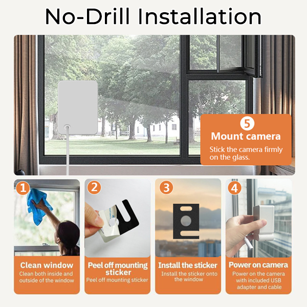 WiFi Indoor Cameras for Home Security with ChromaMax Al Color Night Vision (3MP 2K)