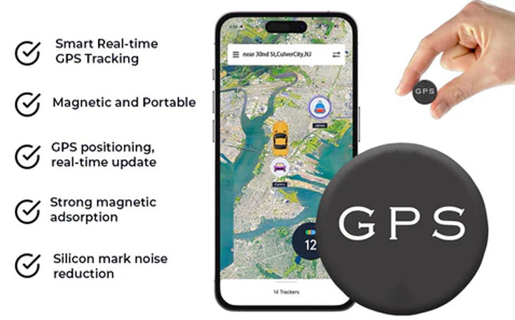 2025 Upgraded✨ Lyseemin™ EasyFind Mini Magnetic GPS Tracker